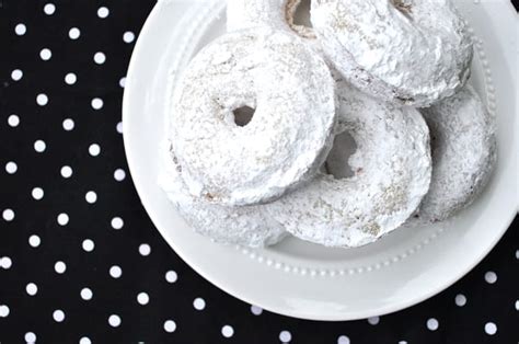 Powdered Sugar Donuts Recipe by Liz Swartz