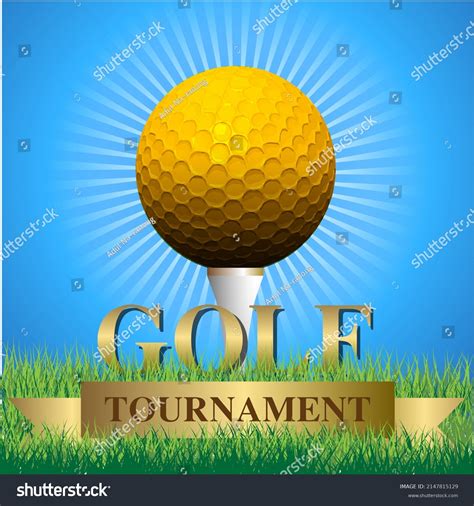 Golf Ball Vector Illustration Set On Stock Vector Royalty Free