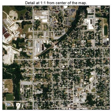 Aerial Photography Map of Fulton, MO Missouri