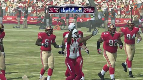 HD 720p Madden NFL 09 San Francisco 49ers Vs Arizona Cardinals