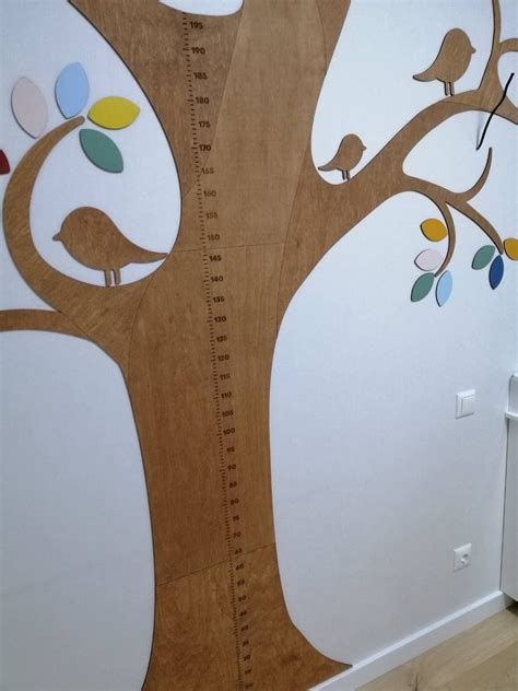 Tree Growth Chart for Kids Nursery Play Room Wall Decor | Etsy