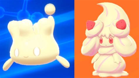 How To Evolve MILCERY Into ALCREMIE Strawberry Sweet Location