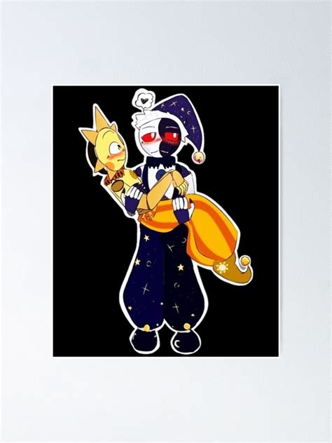 Fnaf Security Breach Sun And Moon Love Poster For Sale By Sksoumen