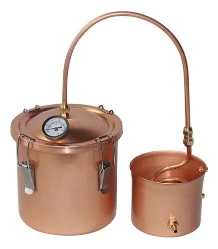 Alambique Destilador Cobre 5 5 L Agua Brandy Alcoholes MercadoLibre