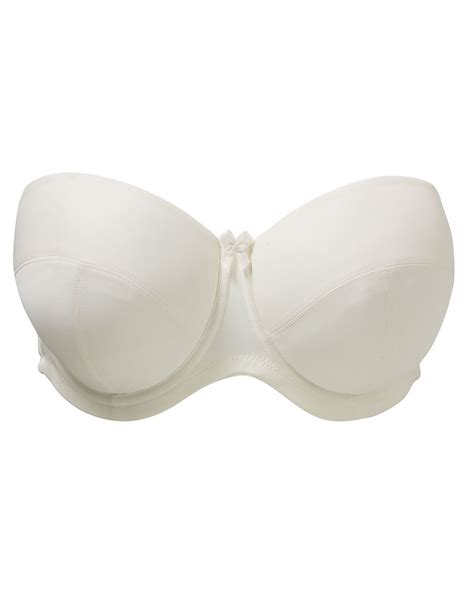 Evie Strapless Bra Ivory TKD Lingerie