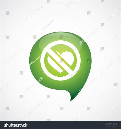 No Love Icon On White Background Stock Vector (Royalty Free) 370485902 ...