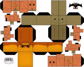 Sam The Spirit Of Halloween From Trick R Treat Paper Toy Free Printable Papercraft Templates