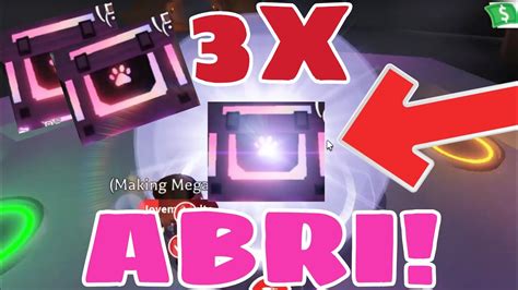 CUMPRI A MISSÃO E GANHEI 3 CAIXAS RGB DO ADOPT ME ABRI YouTube