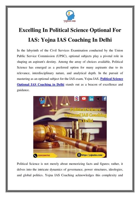 PPT Political Science Optional IAS Coaching In Delhi Call 8595390705