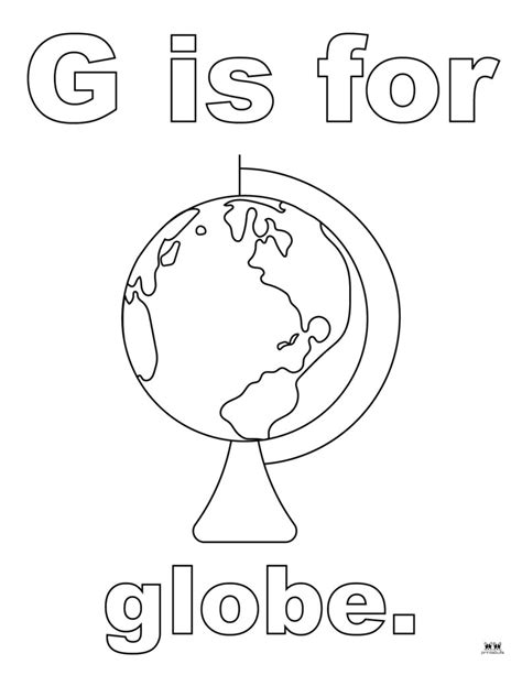 Letter G Coloring Pages 15 Free Pages Printabulls