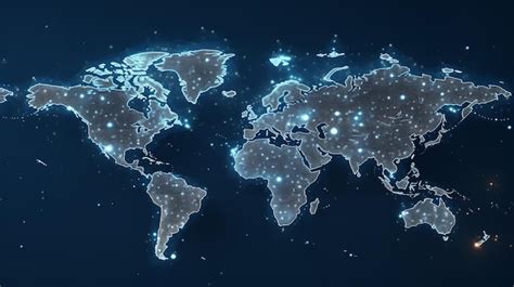 Mapa De Distribuci N Global De La Red Log Stica Ia Generativa Foto