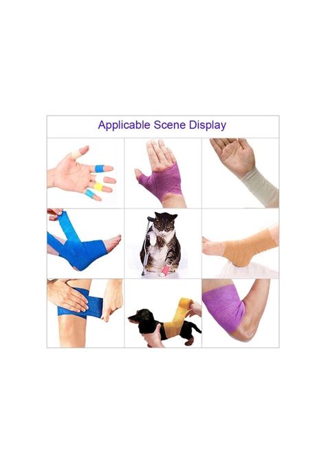 Nude Renkli Spor Kendinden Yapışkanlı Elastik Bandaj Sarma Bant Diz Parmak Ayak Bileği Palmiye