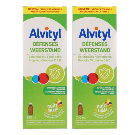 Alvityl Défenses Duo 2 X 240 Ml Promo Pharmamarket