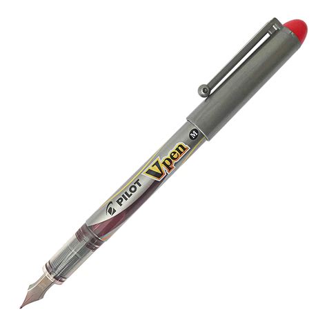 Buy The Pilot V Pen Fountain Pen Medium Red Svp 4m R Priced For One