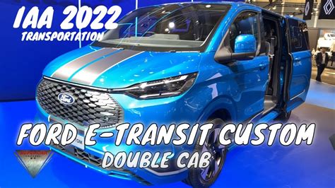 2023 New Ford E Transit Custom Double Cab Interior And Exterior IAA