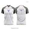 Volleyball Jersey Design Grey with white - imgecart