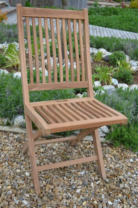 Winchester Teak Folding Garden Chair Field And Hawken