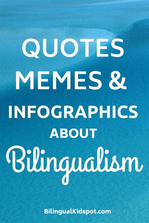 Inspiring Quotes About Bilingualism And Languages