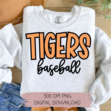 Tigers PNG, Tigers Baseball PNG - Etsy