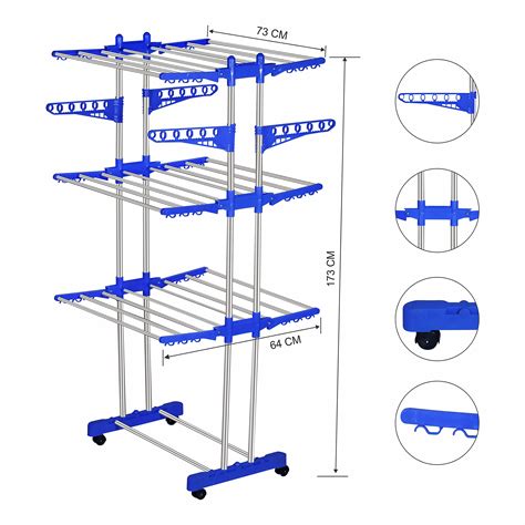 Buy Kts Heavy Duty Rust Free Stainless Steel Double Pole Cloth Drying