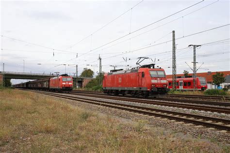 DB Cargo 185 137 7 Und 185 096 5 Graben Neudorf DB Cargo Flickr