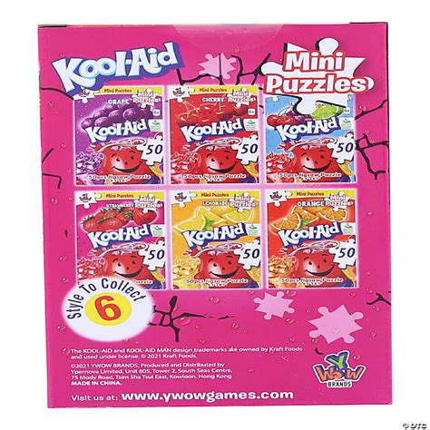 Kool-Aid 50 Piece Mini Jigsaw Puzzle Strawberry | Oriental Trading