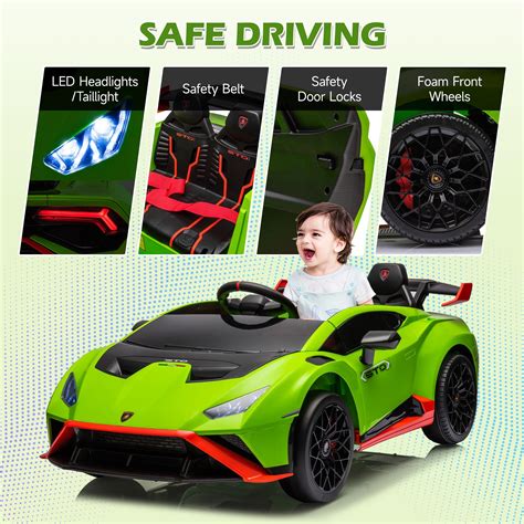 Lamborghini Powered Ride On Cars 24v Ride On Toy Car With Remote Control For Boys Girls