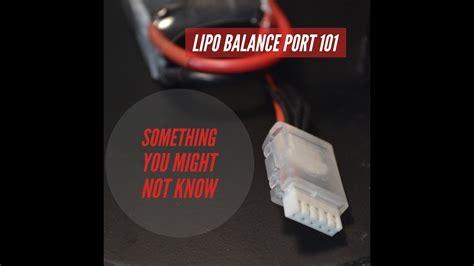 Lipo Battery Balance Port Something You Probably Didnt Know Youtube