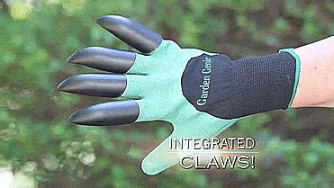 Garden Genie Gloves Have Built In Claws For Digging