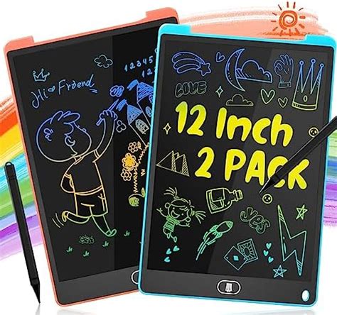 NCKIHRKK 2 Piezas Tableta Escritura Color Pizarra Magica Infantil 12