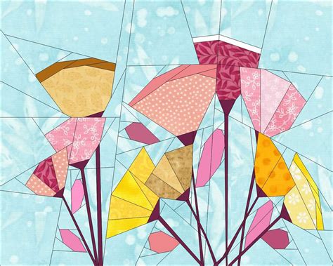 Free Paper Pieced Flower Patterns