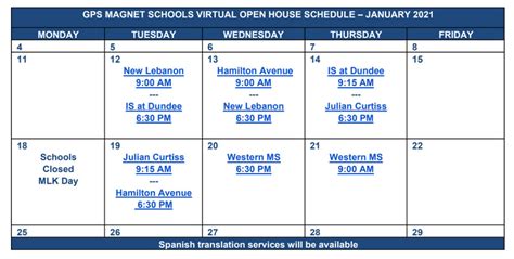 Greenwich Schools Publishes Magnet Schools Open House schedule ...