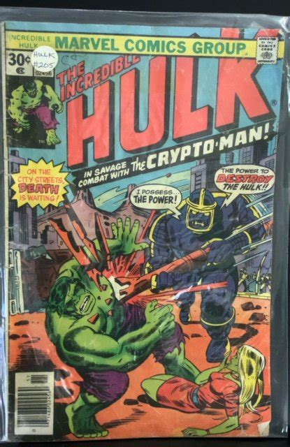 The Incredible Hulk 205 1976 Comic Books Bronze Age Marvel