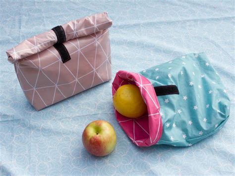 DIY Anleitung Lunchbag aus Wachstuch nähen via DaWanda Diy Couture