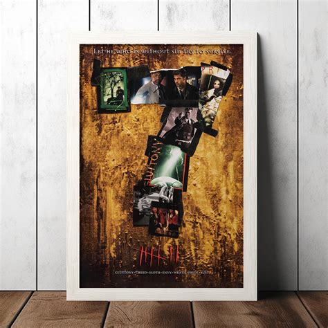 Se7en 1995 Classic Vintage Movie Poster Film Fan Collectibles Home Decor Wall Art Christmas ...