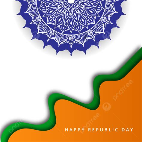 India Republic Day Vector Hd Png Images Paper Cut Background Design Of