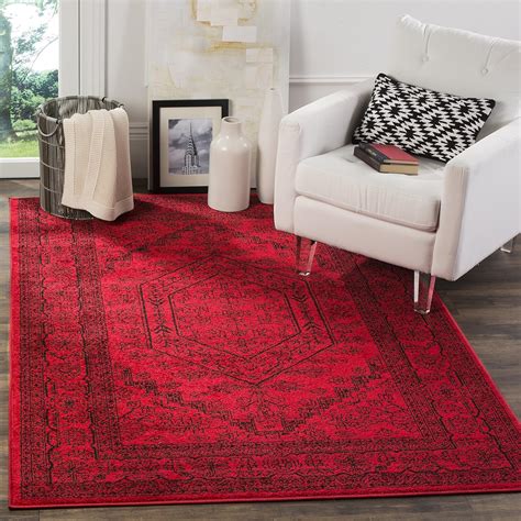 Red Rug Living Room | Living Room