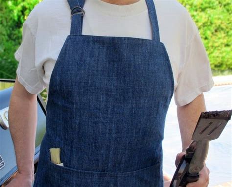 How To Sew An Apron Easy Apron Pattern For Men Or Women Downloadable