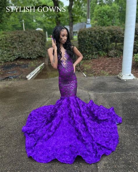 Purple Prom Dress Mermaid Ubicaciondepersonas Cdmx Gob Mx