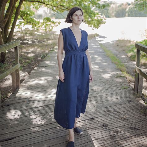 Deep Neckline Maxi Dress Sewing Pattern Do It Yourself