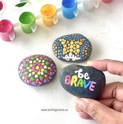 Easy Rock Painting Kit To Try With Your Kids - Smiling Colors