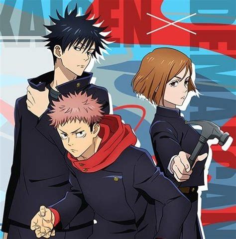 Yuji Itadori Megumi Fushiguro Nobara Kugisaki Jujutsu Kaisen Nel