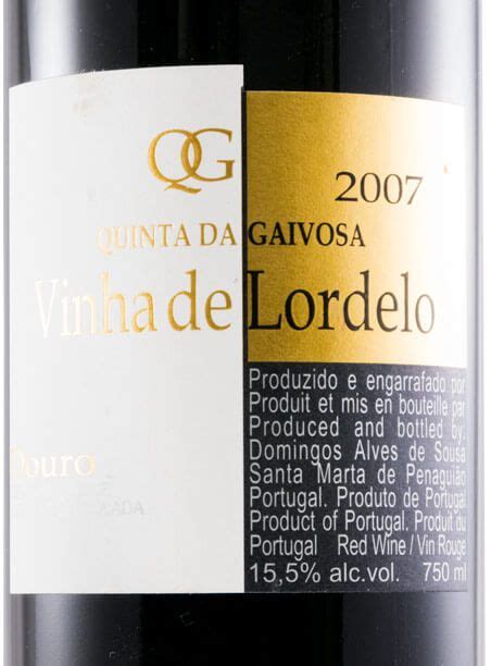 Alves De Sousa Quinta Da Gaivosa Vinha Do Lordelo Tinto