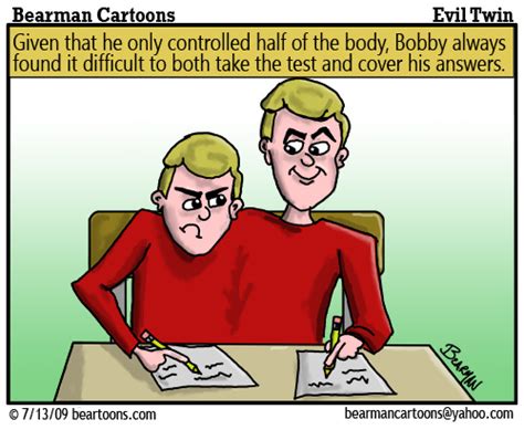 Bearman Cartoon Evil Twin Bearman Cartoons