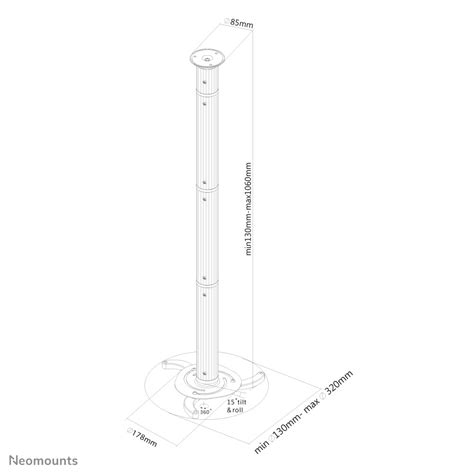 Neomounts By Newstar BEAMER C200 Klammer Full Motion BEAMER C200