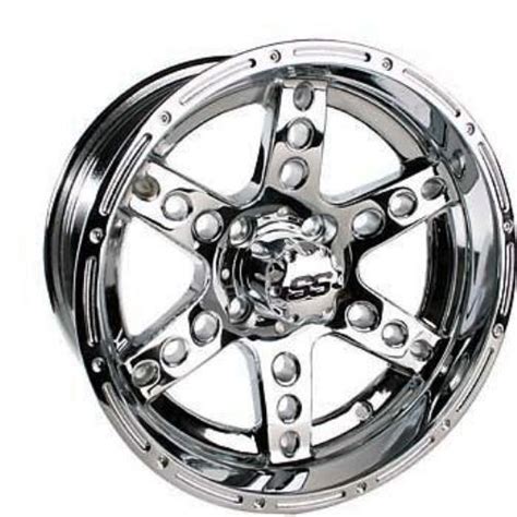 A Chrome Wheel On A White Background