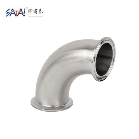 Custom 3A Standards Sanitary Pipe Fitting Stainless Steel 90 Degree