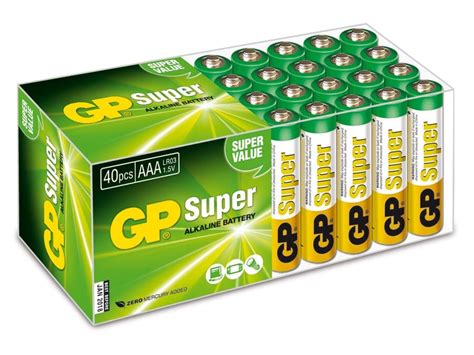 Micro Batterie Set GP SUPER Alkaline 40 Stück