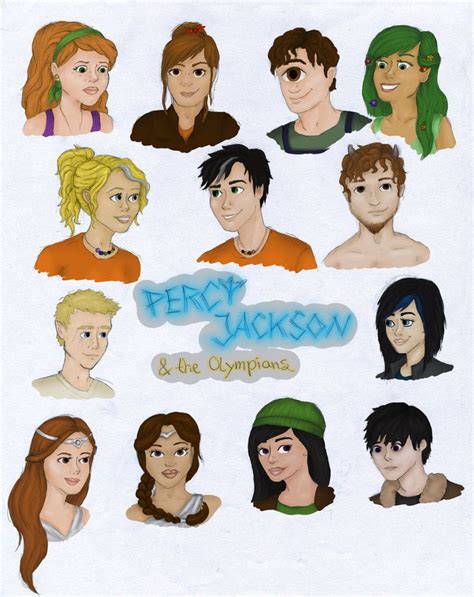 Percy Jackson Characters by Isuani on deviantART | Percy jackson, Percy ...