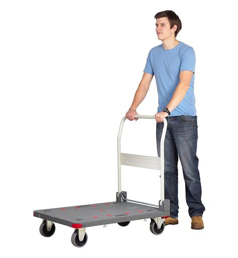 Large Heavy Duty Plastic Platform Trolley Engineered Solutions